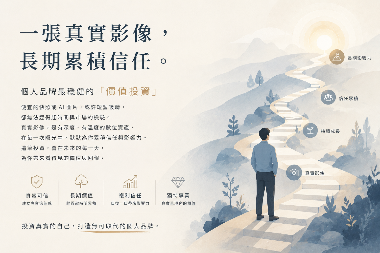 一張真實影像，長期累積信任
